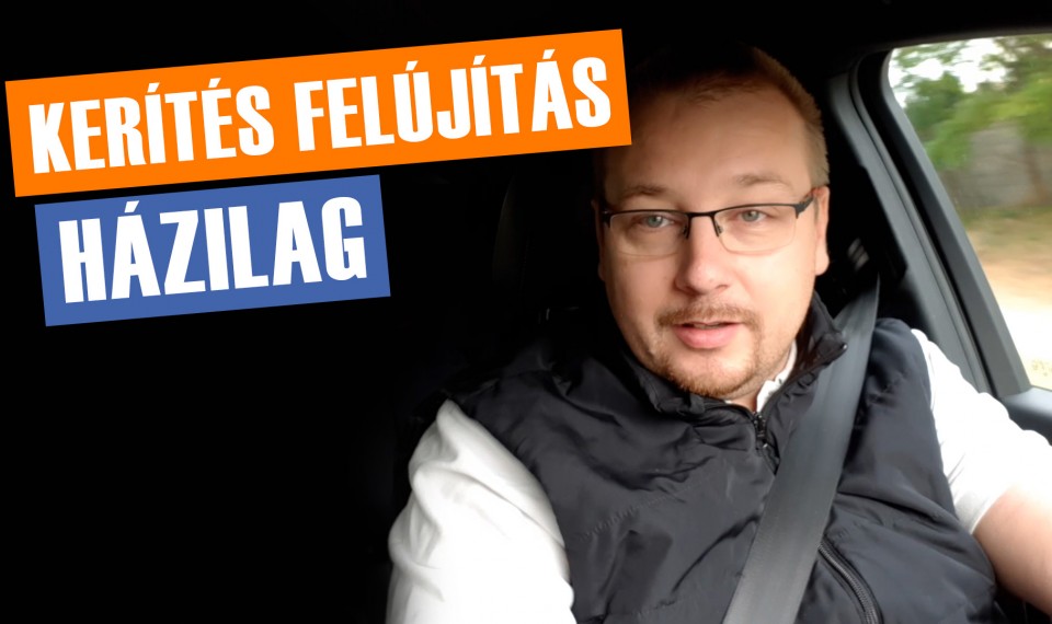 Kerítés felújítás házilag